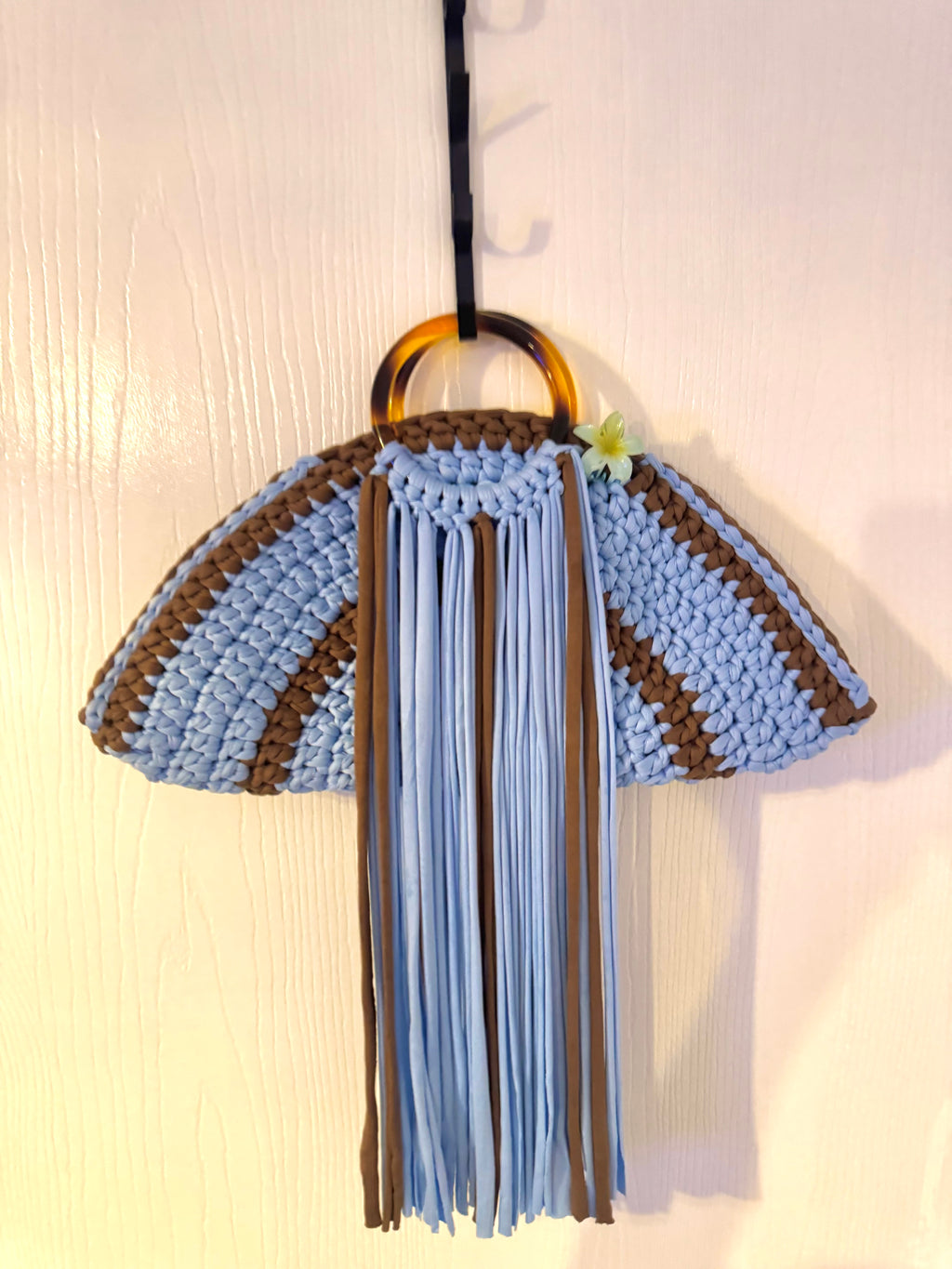 The Halo bag-blue and brown