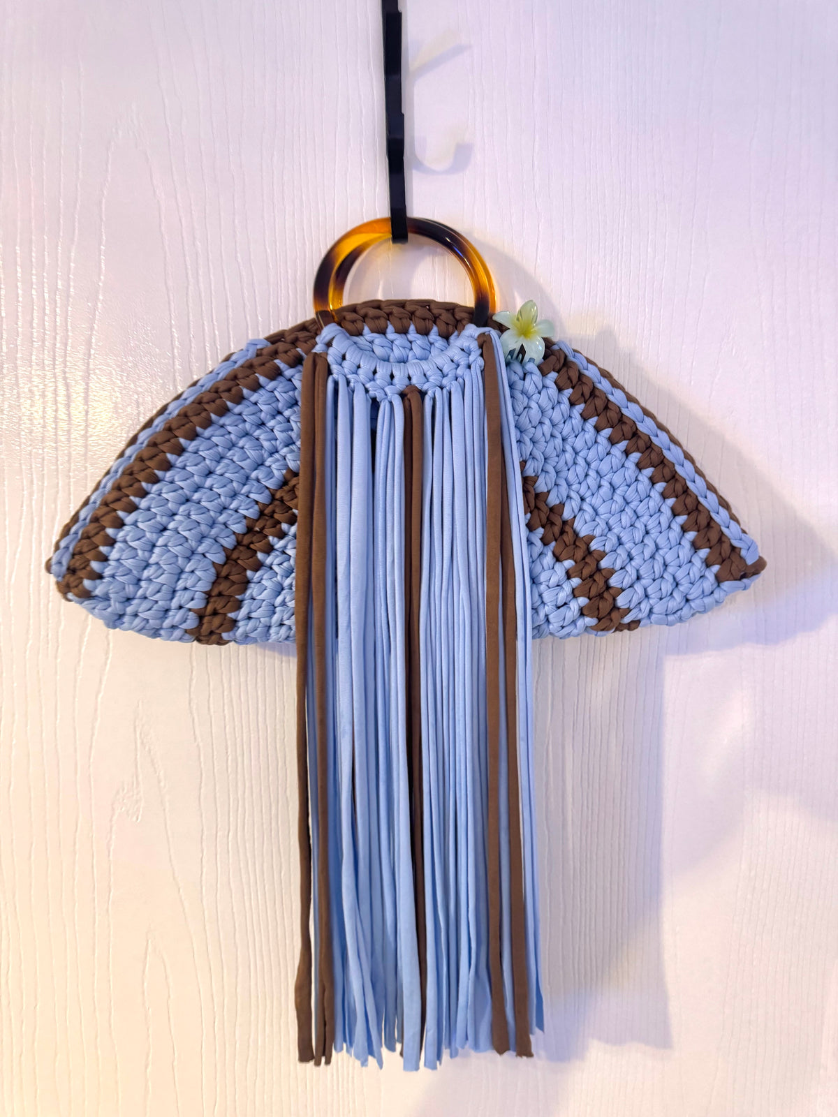 The Halo bag-blue and brown