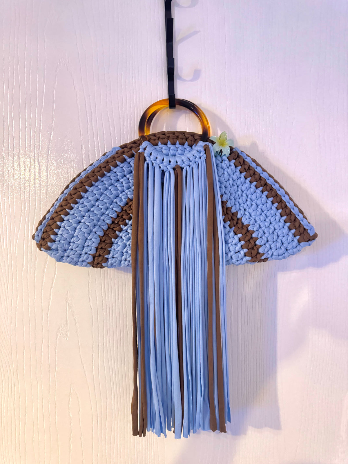 The Halo bag-blue and brown